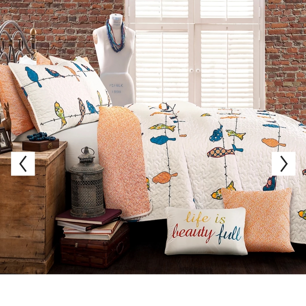 7 piece lush decor queen quilt set